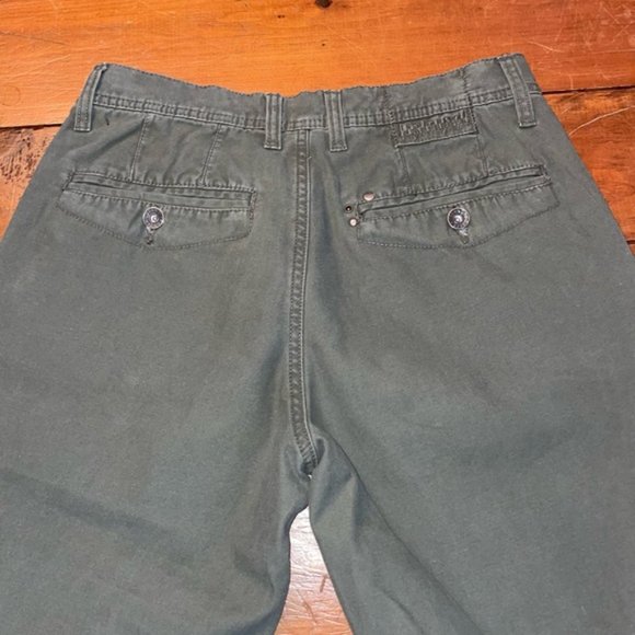 Island Trotters Green Khaki Chino Dress Casual Pants 30 x 30 - Picture 7 of 10